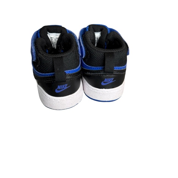 Nike Court Borough Mid 2 Toddler Sneakers Size 4C Black Royal Blue - Picture 5 of 10